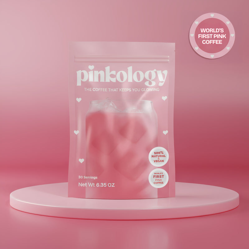 The World’s First Pink Coffee for Skin, Smile & Energy.